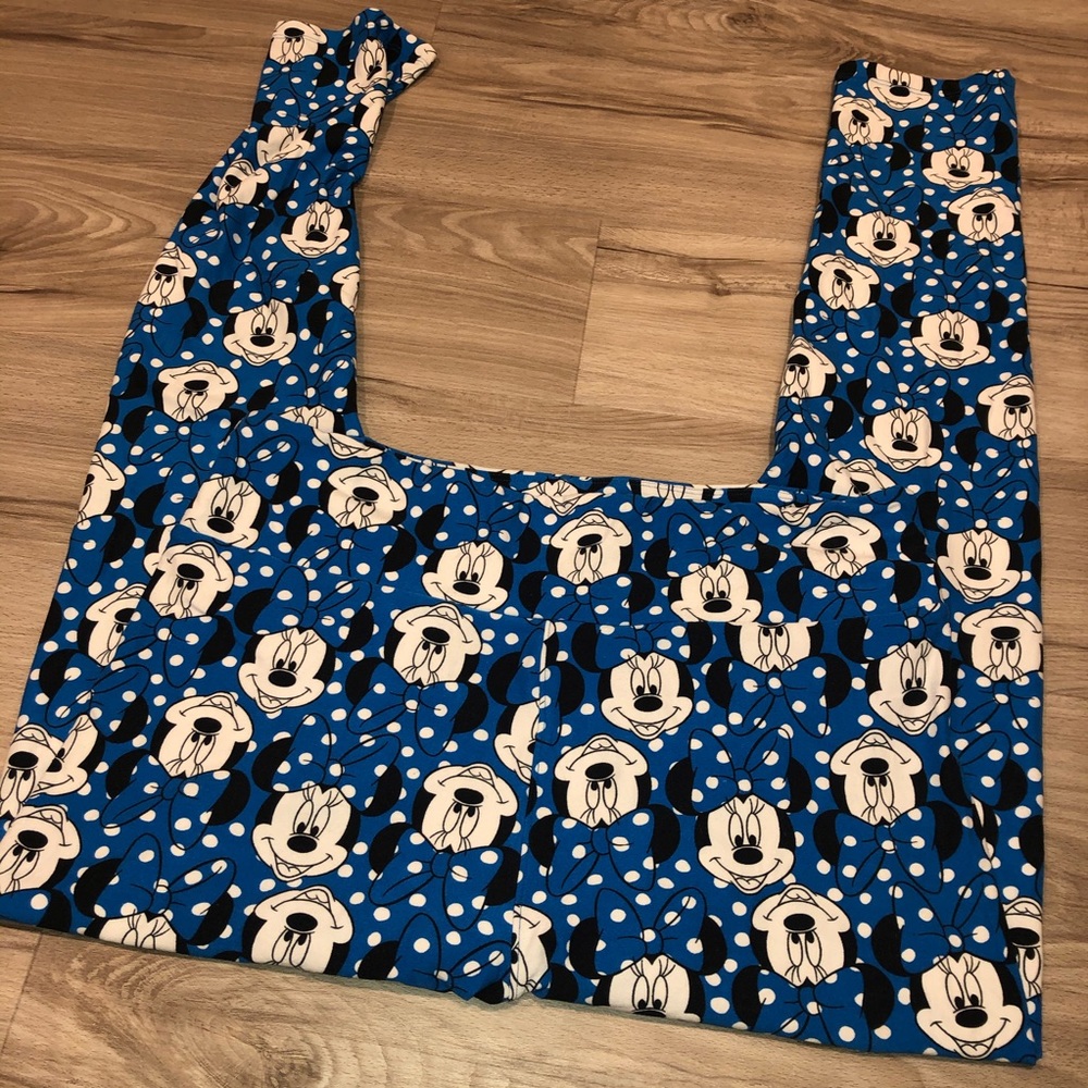 LuLaRoe tall & curvy Minnie Mouse legging